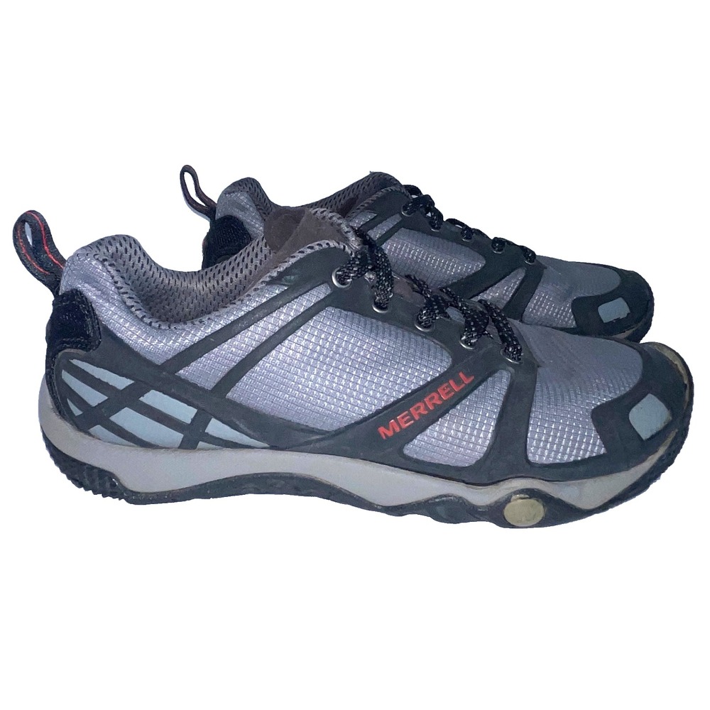 Merrell Castle Rock Gray Red‎ Hiking Shoe Men's 7